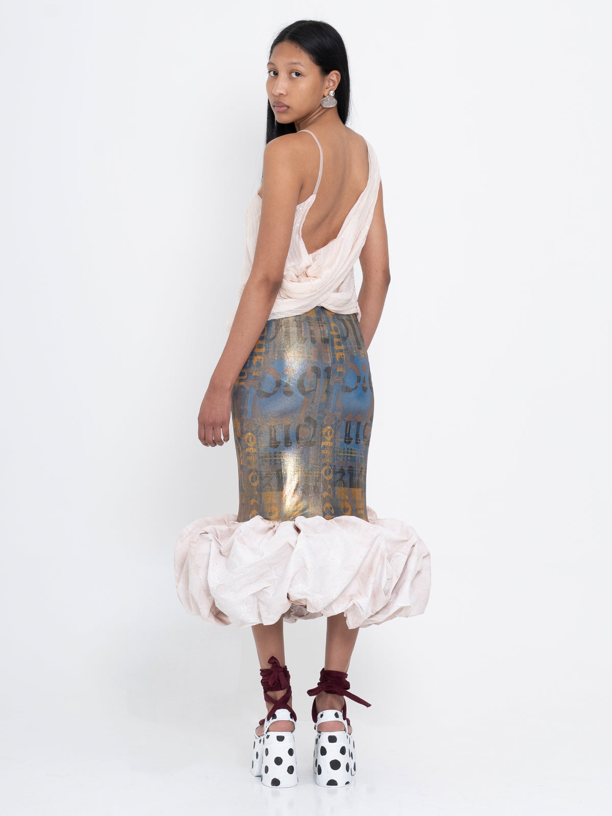 corte sirena skirt