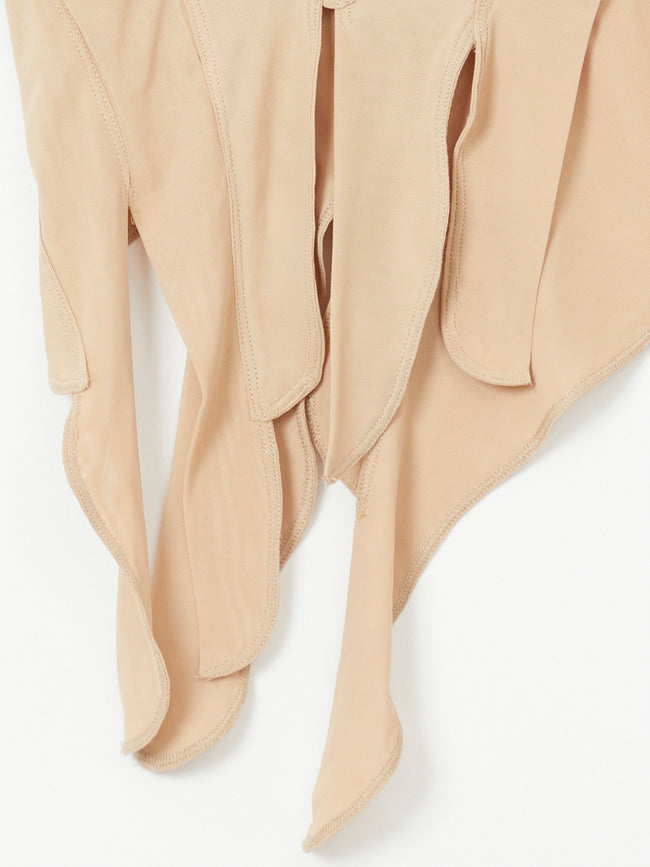 nude mesh top