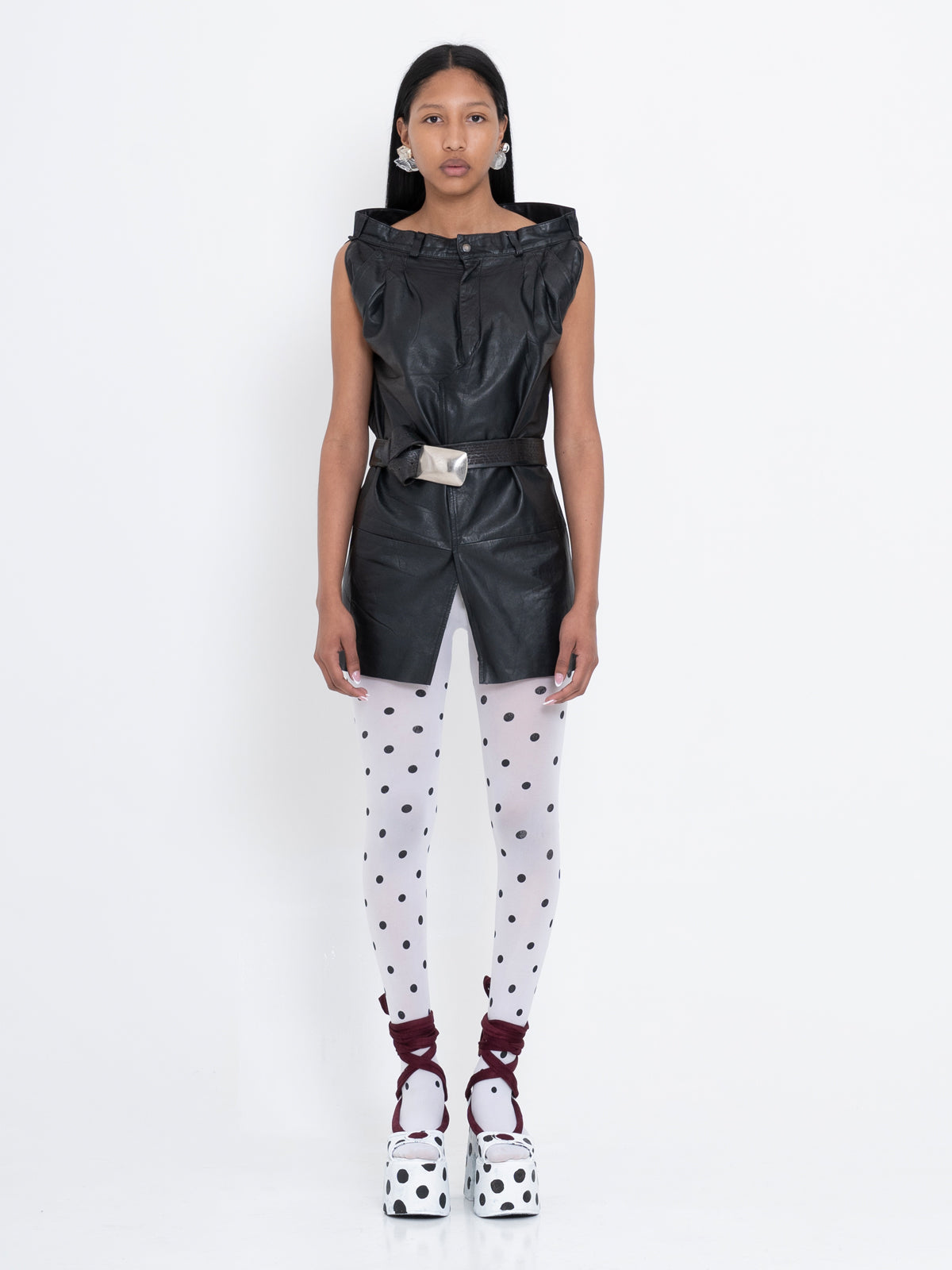 teresa leather dress