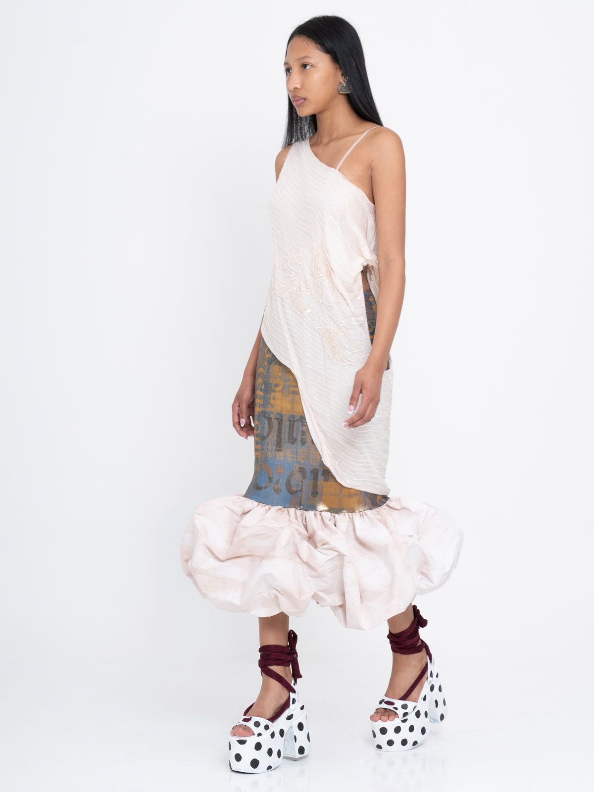 corte sirena skirt