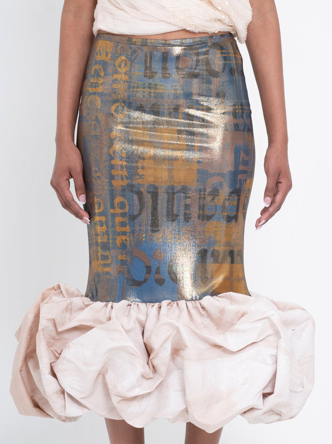 corte sirena skirt