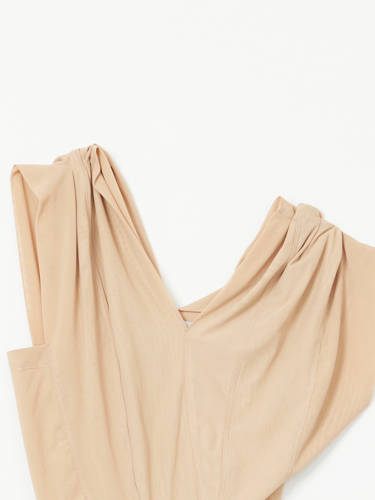 nude mesh top
