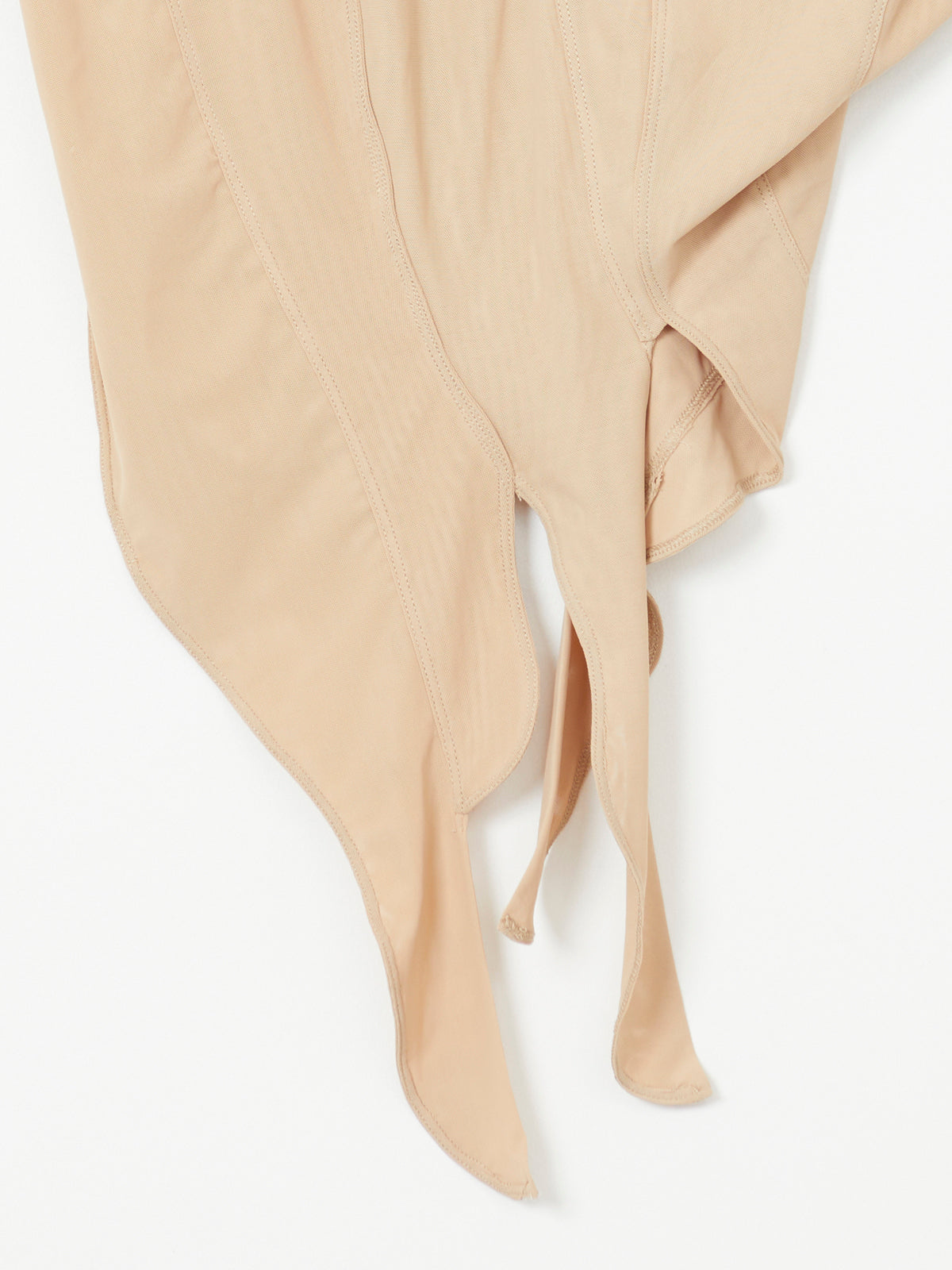 nude mesh top