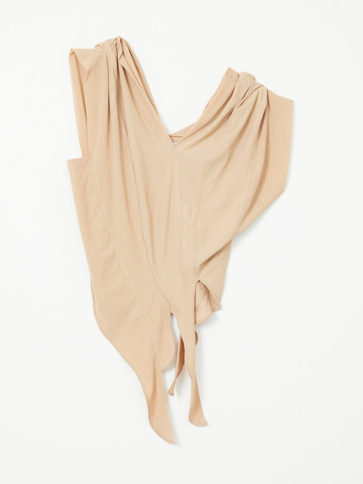 nude mesh top