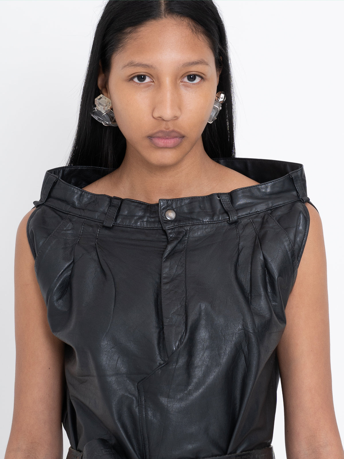 teresa leather dress