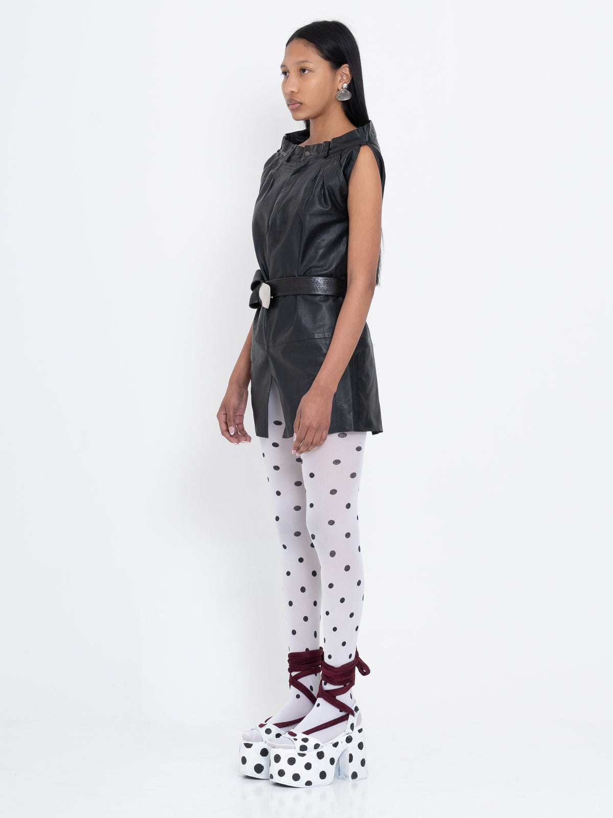 teresa leather dress