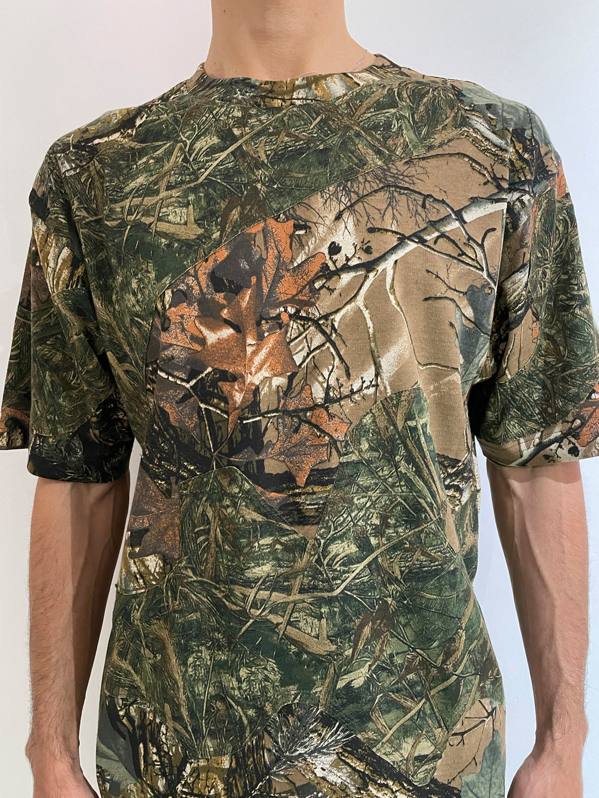 CAMO-COLLAGE TOP