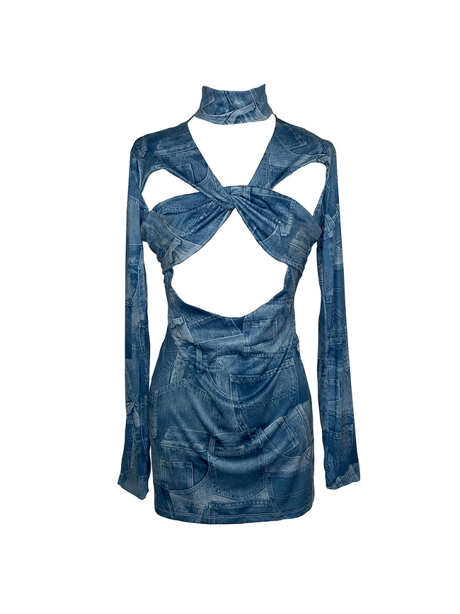 fake denim dress NSLGXD Faux Denim Dress for Women Button Down Collar V Neck Short Sleeve A-Line Fake Jean Dresses Summer Work Business Casual Dress Blue Dress,Size S-
