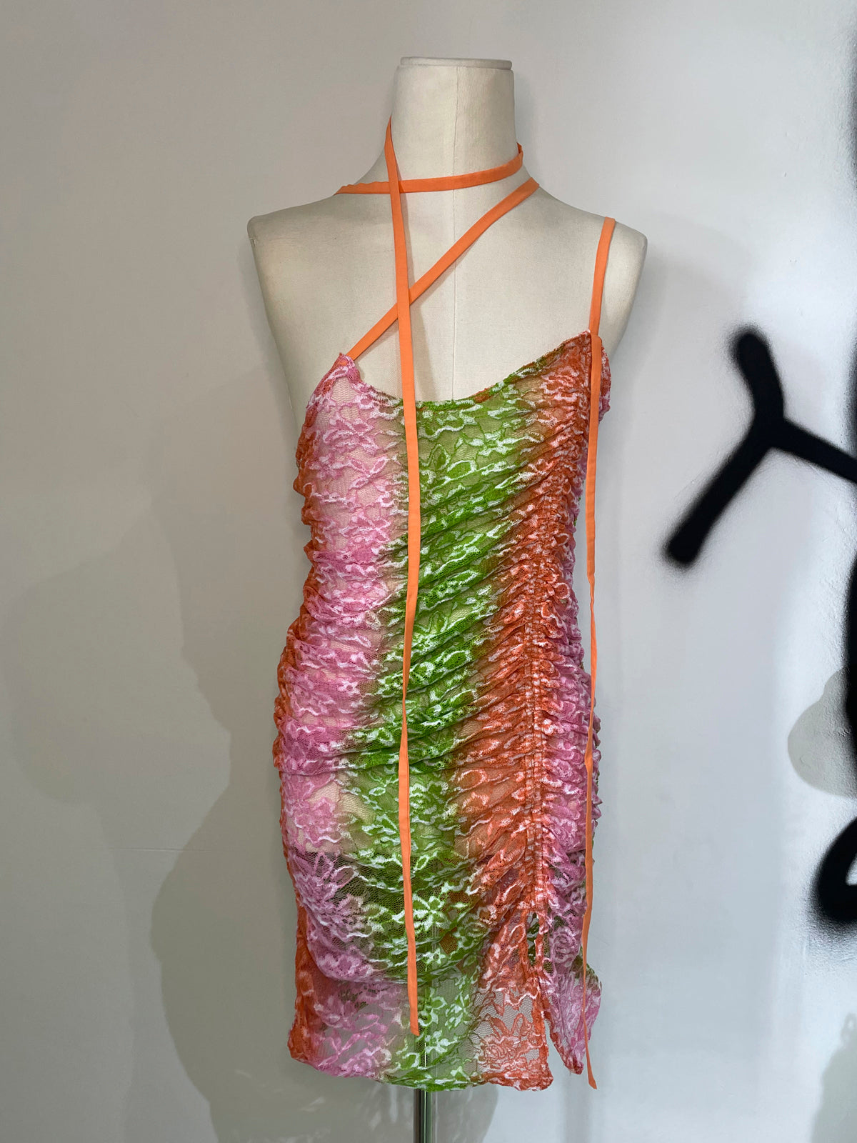 gradiente lace mini dress